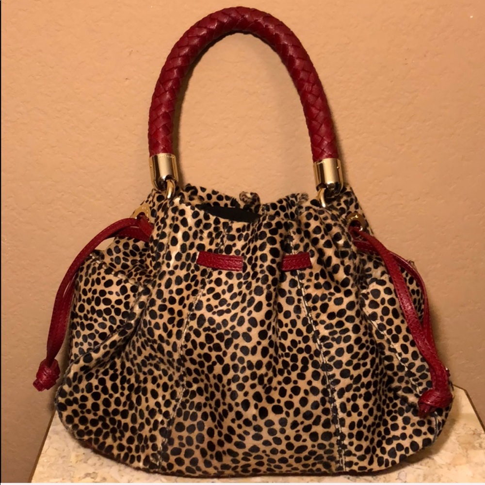 Kate Spade Leopard Cowhide Purse